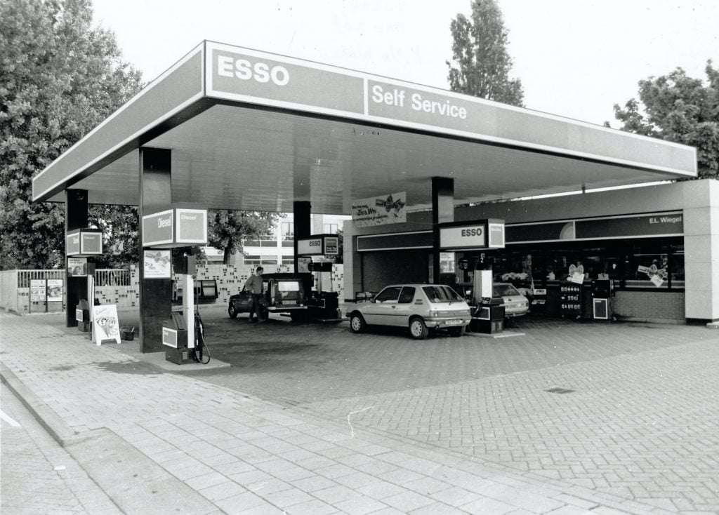 Benzinestation in Spijkenisse